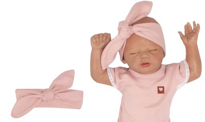 Piękna opaska pin-up dla niemowląt 0-12 miesięcy