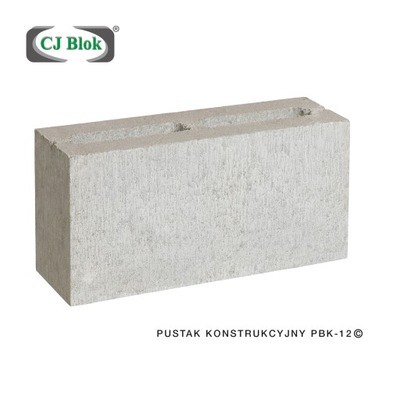 Pustak konstrukcyjny betonowy donica gazon 39x12cm