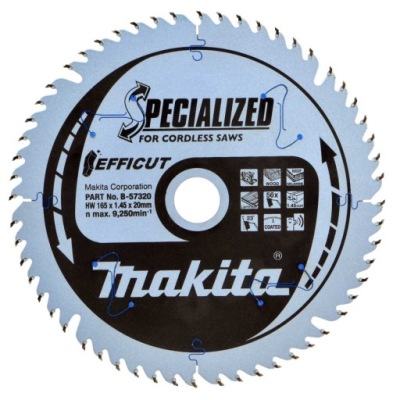 MAKITA B-57320 DISKU 165mm LAMINÁTOVÉ SP6000 24 hodín
