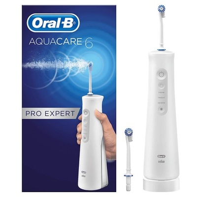 Irygator bezprzewodowy Oral-B AquaCare 6 Pro-Expert biały