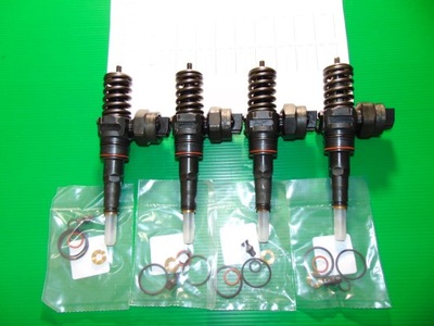 FUEL PUMP AND INJECTOR VERIFIED 1,9TDI 115KM 038130073AC 0414720029 + SEALS  