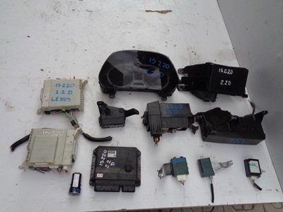 Бортовой компьютер блок управления двигателя lexus is ii 2.2 d фото №1