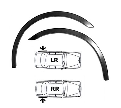 NISSAN ALMERA N16 00-06*NAKLADKI WINGS 2 PCS.  