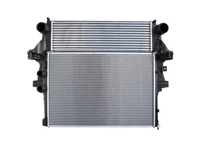 Новый комплект радиатор iveco daily 2,3 3,0 td 44cm фото №1