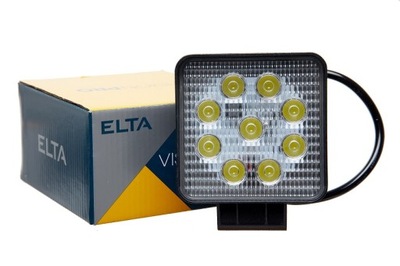 ELTA FARO EN FUNCIONAMIENTO HALÓGENO 9 DIODO LUMINOSO LED 27W 12/24V  