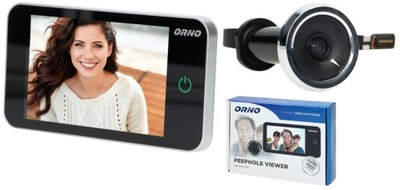 ELEKTRONICZNY WIZJER JUDASZ MONITOR 4" DUŻY