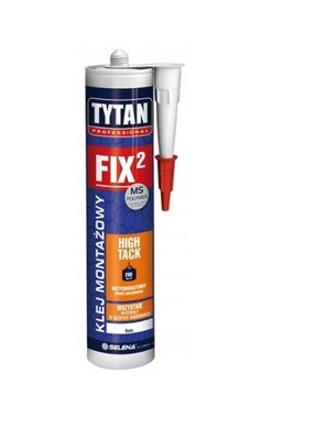 TYTAN KLEJ MONTAŻOWY FIX2 HIGH-TACK 290ML BIAŁY