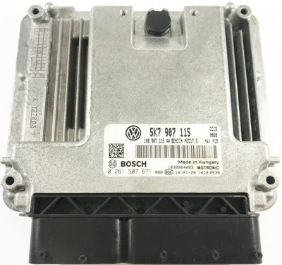 KOMPIUTERIS ECU VW GOLF 2.0 5K7907115 0261S07671 