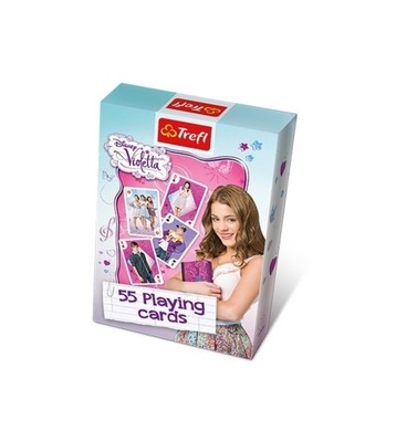 KARTY do gry 55 LISTKÓW DISNEY VIOLETTA 08617