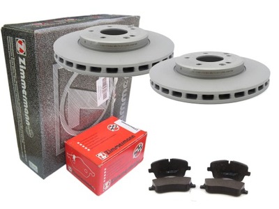 Гальмівні диски гальмівні колодки zimmermann перед mercedes w203 c209 фото №1