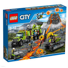 LEGO CITY 60124 BAZA BADACZY WULKANÓW