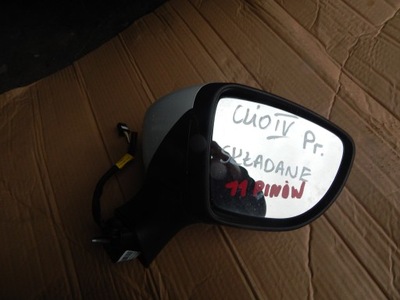 Дзеркало праве renault clio iv lift 11 pinów eur фото №1