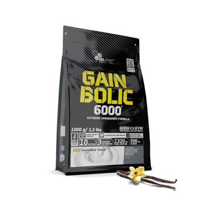 OLIMP GAIN BOLIC 6000 1000g GAINER CZYSTA MASA