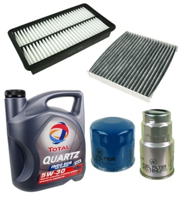 JUEGO DE FILTROS MAZDA 6 GG GY DIES. ACEITE 5W-30 DPF  