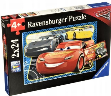 Puzzle Ravensburger 2x24 el Auta Cars
