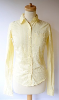 Koszula S 36 Żółta Paski Abercrombie&Fitch