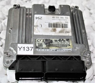 AUDI COMPUTADOR DEL MOTOR 03L906022RM 0281016145  