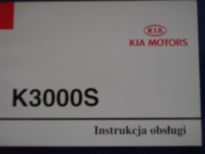 MANUAL MANTENIMIENTO KIA 3000 S  