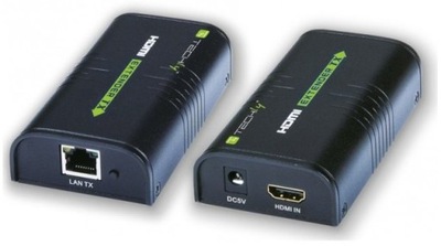 EXTENDER SPLITTER HDMI PO SKRĘTCE OVER IP DO 120m