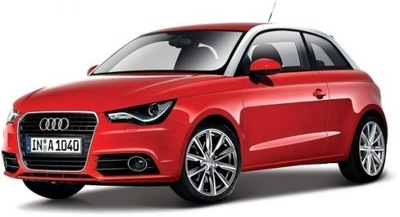 BBURAGO MODEL AUDI A1 CZERWONE 1:24