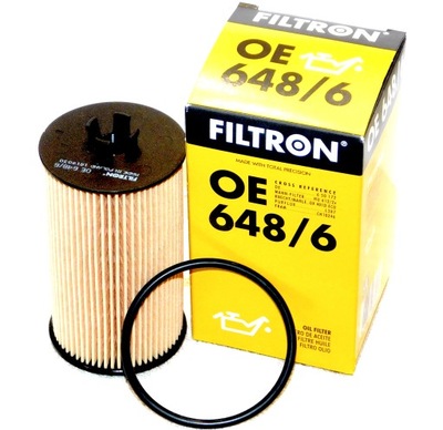 FILTRON FILTRO ACEITES OE648/6 OPEL CHEVROLET GASOLINA  