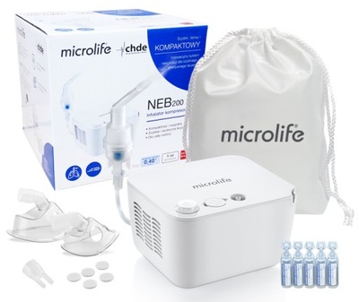 INHALATOR NEBULIZATOR MICROLIFE NEB 200 +ETUI