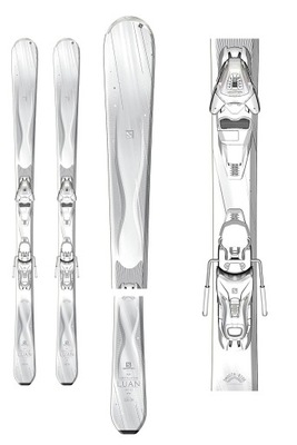 Narty Salomon Luan 151 cm #431 damskie