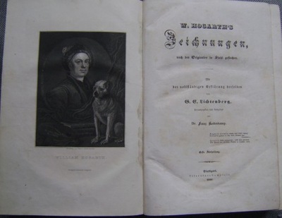 WILLIAM HOGARTH -ŻYCIE I DZIEŁO -wyd.1840 tom 1-2