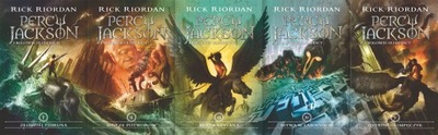 PERCY JACKSON I BOGOWIE OLIMPIJSCY Rick Riordan komplet bez pudełka