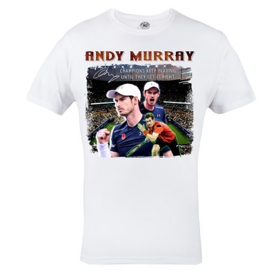 KOSZULKA TENIS TENISOWA ANDY MURRAY WYPRZEDAŻ XXL