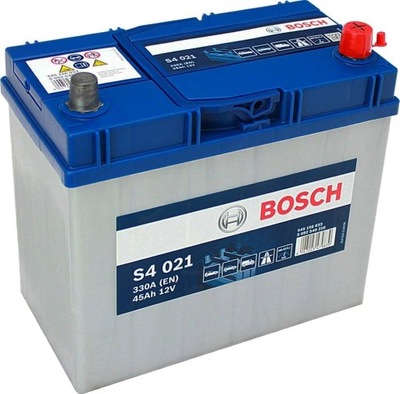 АКУМУЛЯТОР BOSCH S4 45AH 330A S4021 S4 021 45 AH