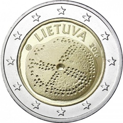 2 euro Litwa Kultura bałtycka 2016