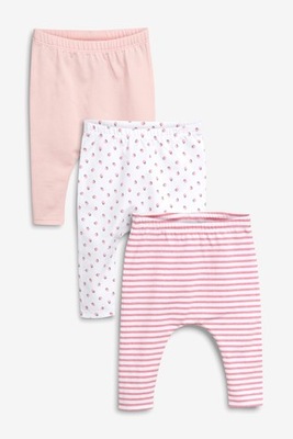 LEGGINSY NEXT 6-9 M 74 CM NOWE 3-PACK