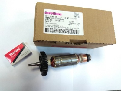 MAKITA rotor, kefy pre GA4530 GA5030 pôvodné