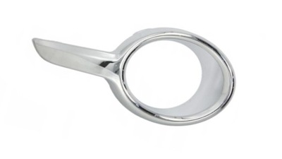 Рамка хром протитуманної фари решітка радіатора peugeot 208 12- права фото №1