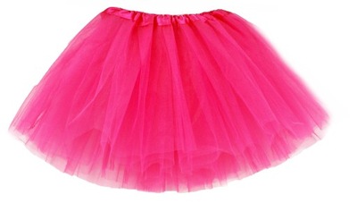 # SPÓDNICZKA TIULOWA SPÓDNICA TUTU 104-128cm fuksj