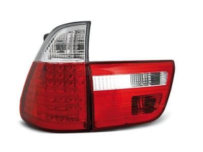Фонари bmw x5 e53 1999-03 led red white фото №1