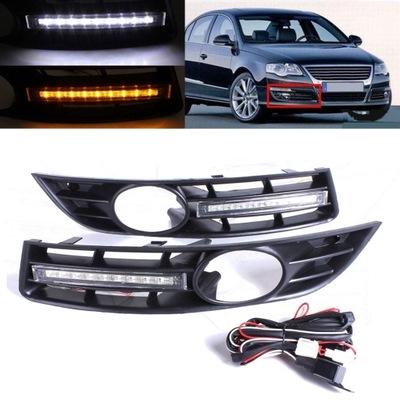 VW PASSAT B6 DIODO LUMINOSO LED KIERUNKOWSKAZY+DZIENNE REJILLAS DRL  