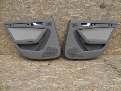 Обивка дверь задняя кожа audi a5 фото №1