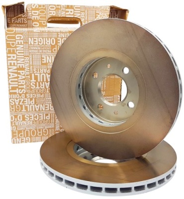 Renault grand scenic ii гальмівні диски гальмівні перед оригінальний номер фото №1