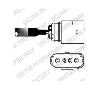 DELPHI ЗОНД ЛЯМБДА AUDI A4 A6 TOYOTA COROLLA VW