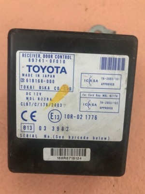 Модуль блок керування двері verso 89741-0f010 фото №1