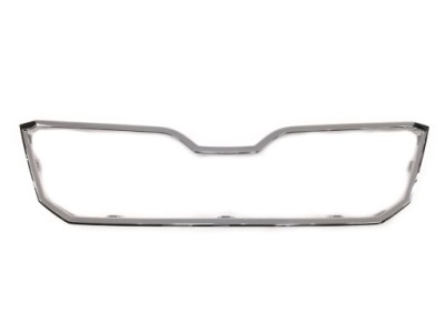 Оригинальный молдинг решетка хром skoda superb 3 фото №1