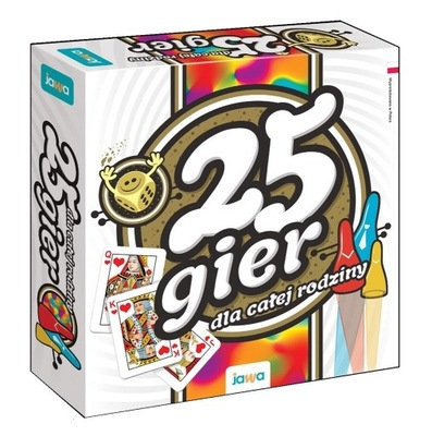 GRA RODZINNA ZESTAW 25 GIER DLA CAŁEJ RODZINY