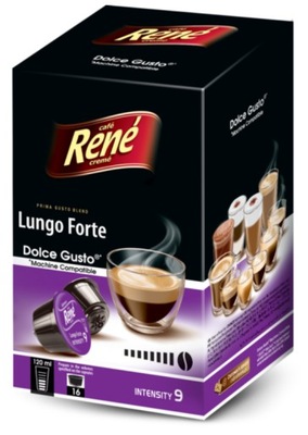 Kapsułki DOLCE GUSTO RENE LUNGO FORTE 16 szt