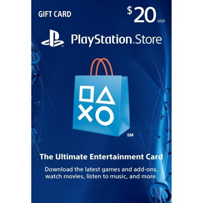 20$ PLAYSTATION NETWORK - USA - PSN - KLUCZ