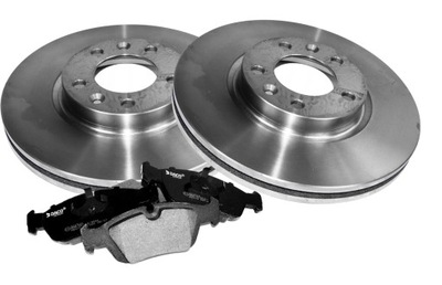 DISCOS 2 PIEZAS + ZAPATAS PARA PEUGEOT 508 282X26MM PARTE DELANTERA  