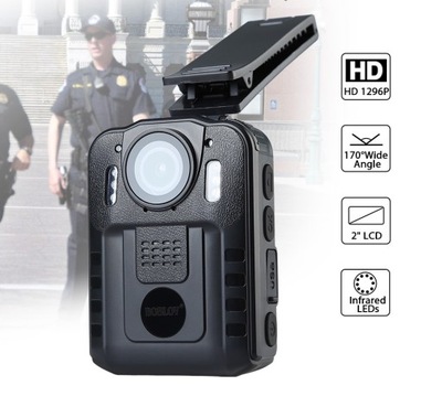PROFESJONALNA Kamera nasobna dla służb FULL HD