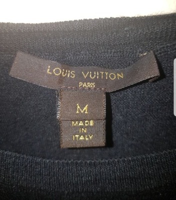 Czarna bluzka Louis Vuitton Oryginalna