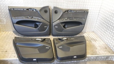 Audi q7 4l обшивки дверь lift s-line alcantara bos фото №1